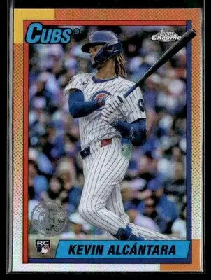 2025 Topps Chrome #90CB-14 Kevin Alcantara 1990 Topps Baseball 35th Anniversary - Baseball Card Single