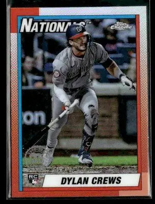 2025 Topps Chrome #90CB-16 Dylan Crews 1990 Topps Baseball 35th Anniversary - Baseball Card Single