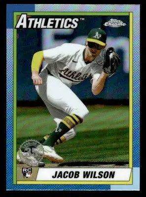 2025 Topps Chrome #90CB-18 Jacob Wilson 1990 Topps Baseball 35th Anniversary - Baseball Card Single