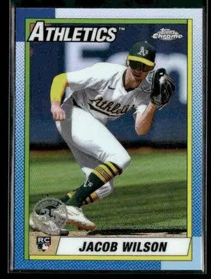 2025 Topps Chrome #90CB-18 Jacob Wilson 1990 Topps Baseball 35th Anniversary - Baseball Card Single