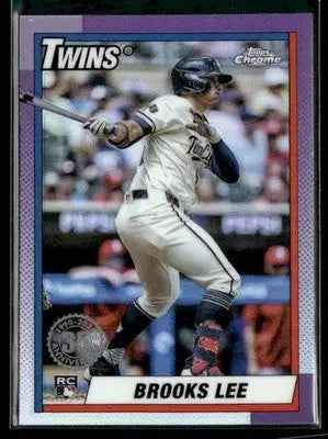 2025 Topps Chrome #90CB-20 Brooks Lee 1990 Topps Baseball 35th Anniversary - Baseball Card Single