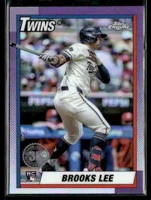 2025 Topps Chrome #90CB-20 Brooks Lee 1990 Topps Baseball 35th Anniversary - Baseball Card Single