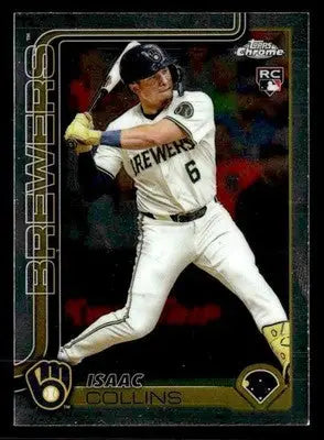 2025 Topps Chrome #92 Isaac Collins - Baseball Card Single