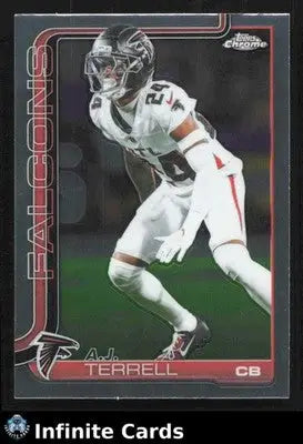2025 Topps Chrome A.J. TERRELL #19 [Base] Atlanta Falcons