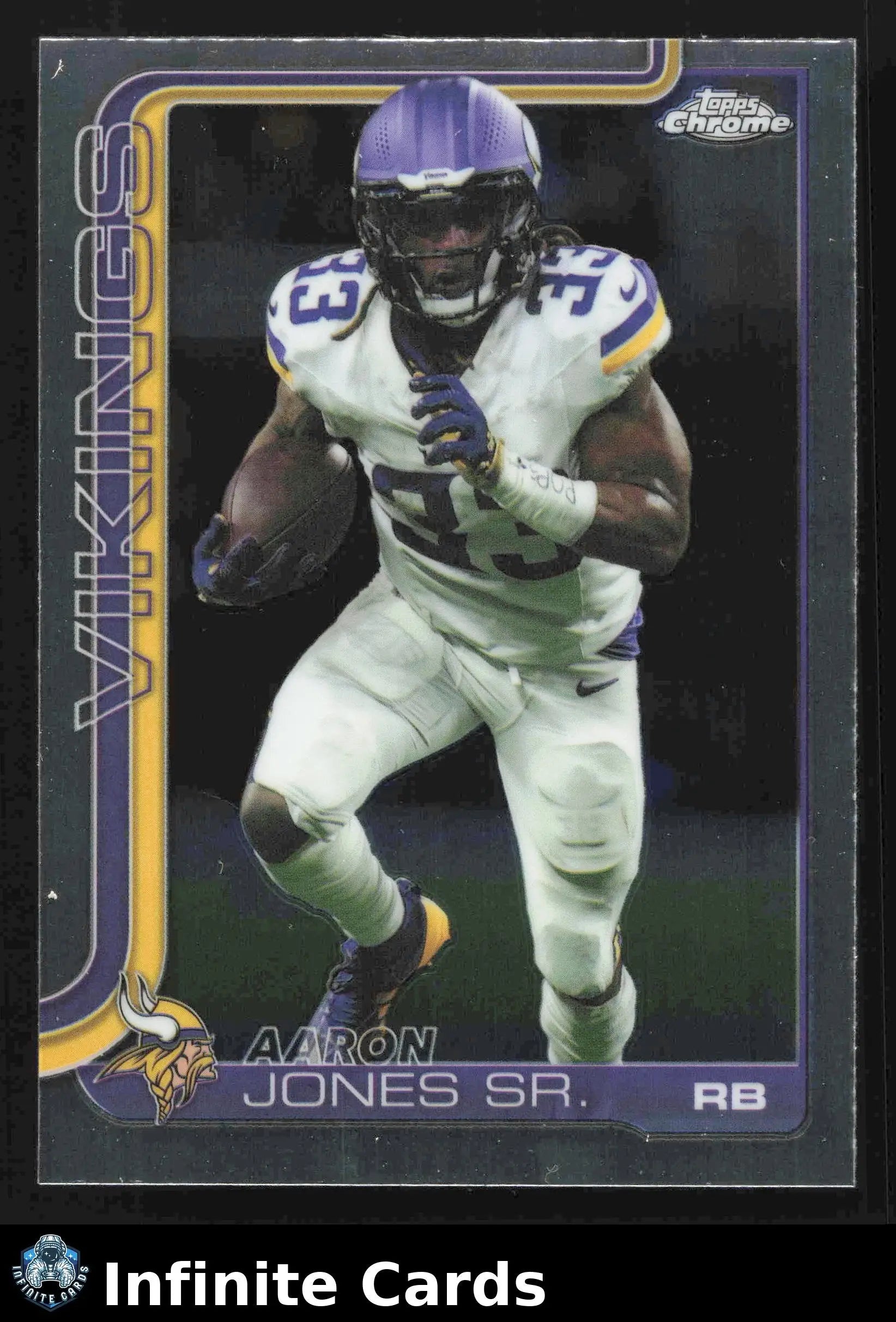 2025 Topps Chrome AARON JONES SR. #201 Minnesota Vikings - Football Card Single