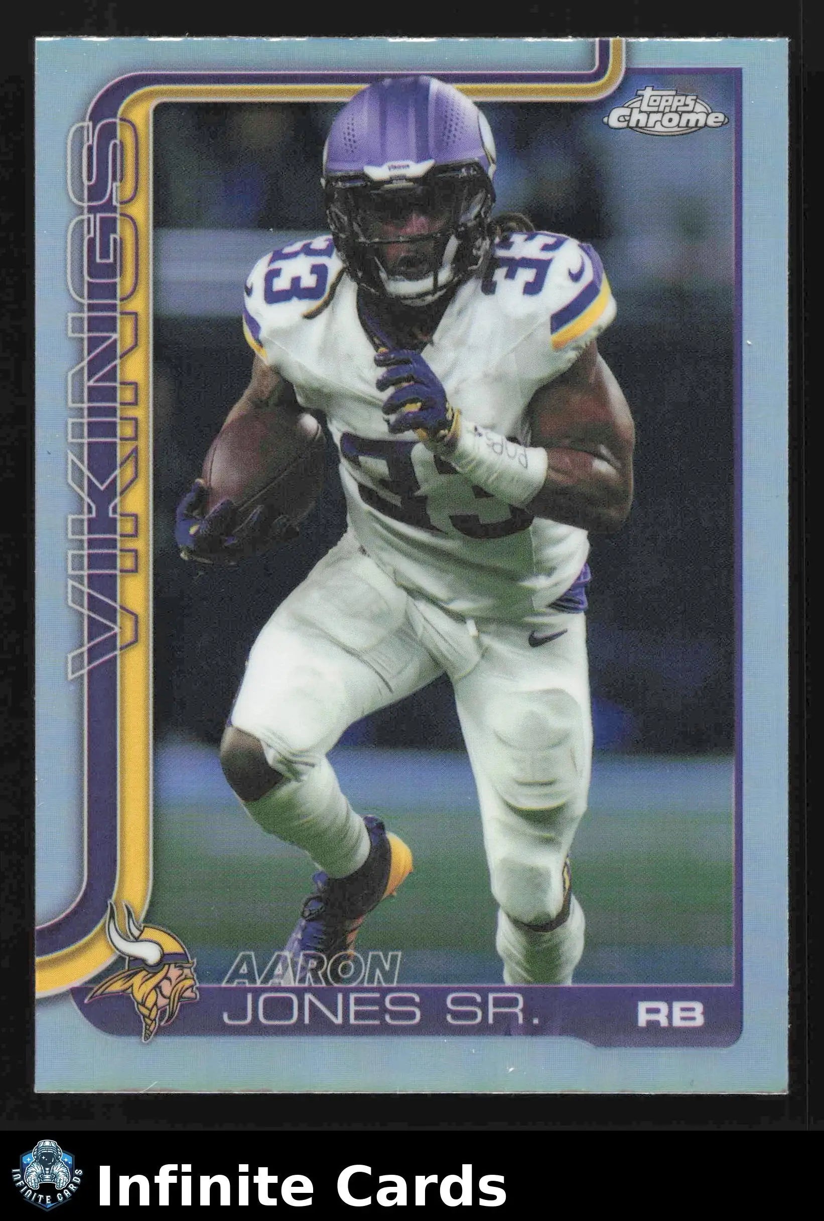 2025 Topps Chrome AARON JONES SR. #201 Refractor Minnesota Vikings - Football Card Single