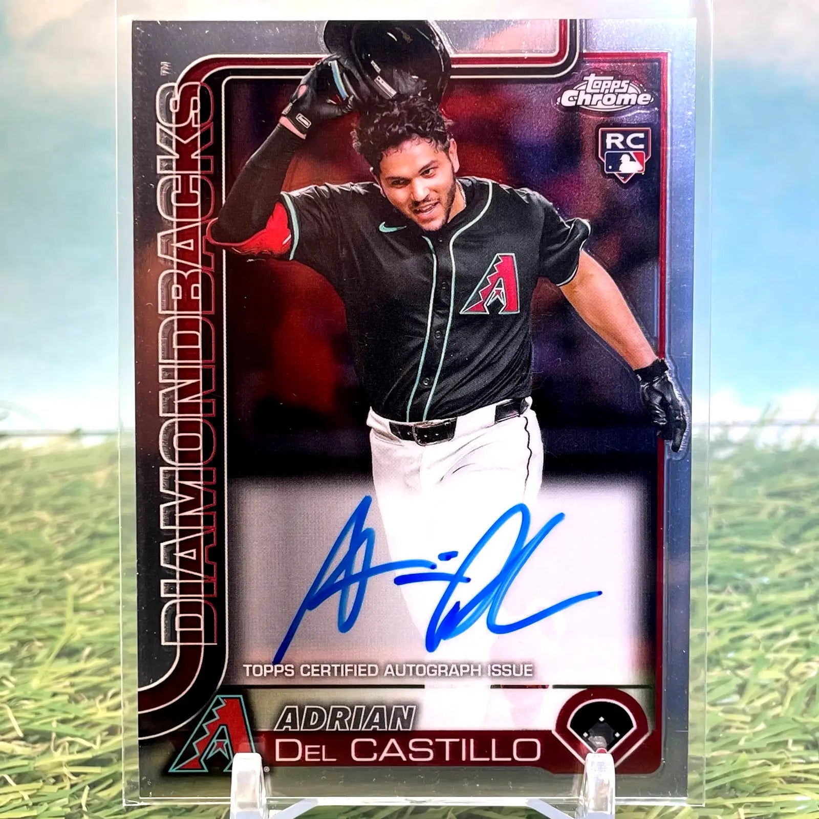 2025 Topps Chrome Adrian Del Castillo RC Autograph #RA-AD Diamondbacks - Baseball Card Single