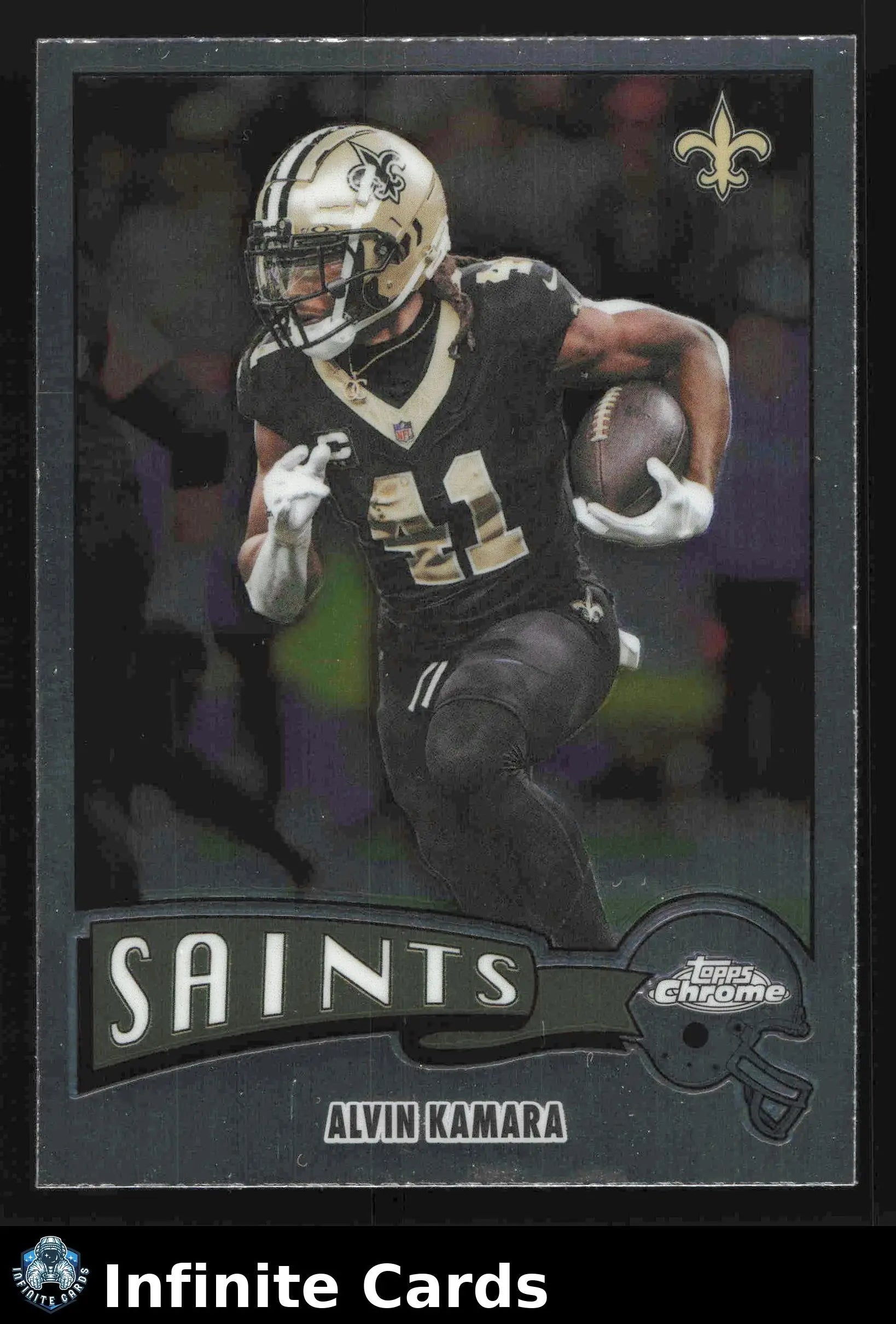 2025 Topps Chrome ALVIN KAMARA #1975-24 Chrome New Orleans Saints - Football Card Single