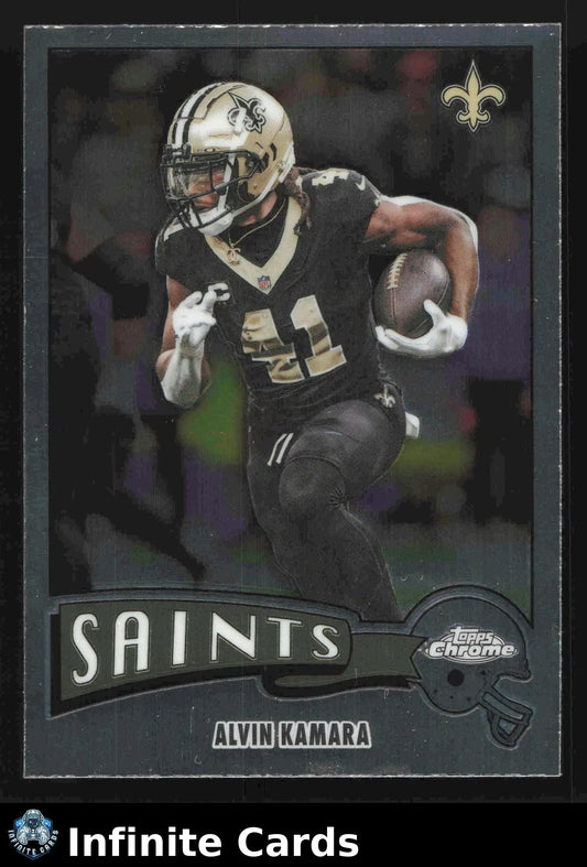 2025 Topps Chrome ALVIN KAMARA #1975-24 Chrome New Orleans Saints - Football Card Single