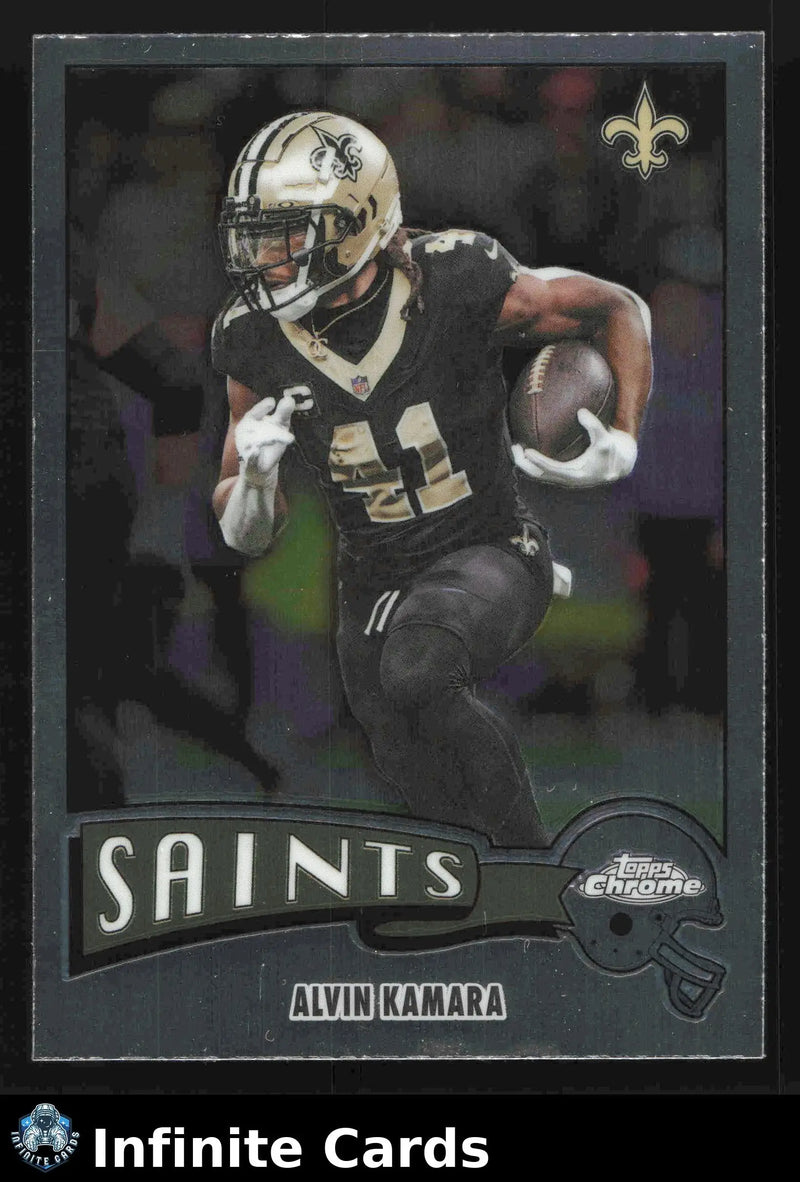 2025 Topps Chrome ALVIN KAMARA #1975-24 Chrome New Orleans Saints - Football Card Single