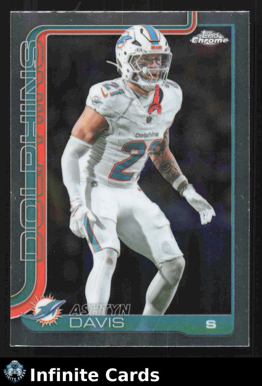 2025 Topps Chrome ASHTYN DAVIS #194 Miami Dolphins - Football Card Single