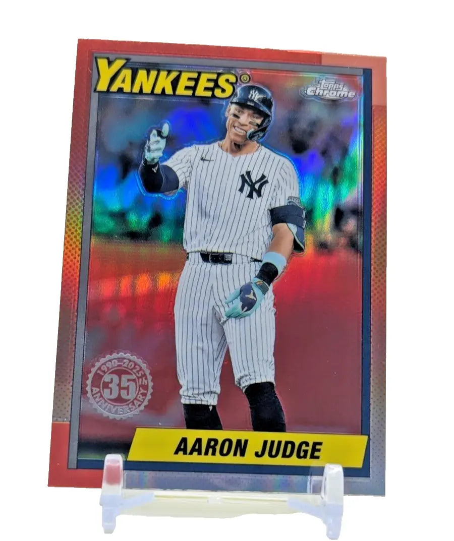 2025 Topps Chrome Baseball - Aaron Judge 35th Anniversary Insert 90CB-11 Yankees