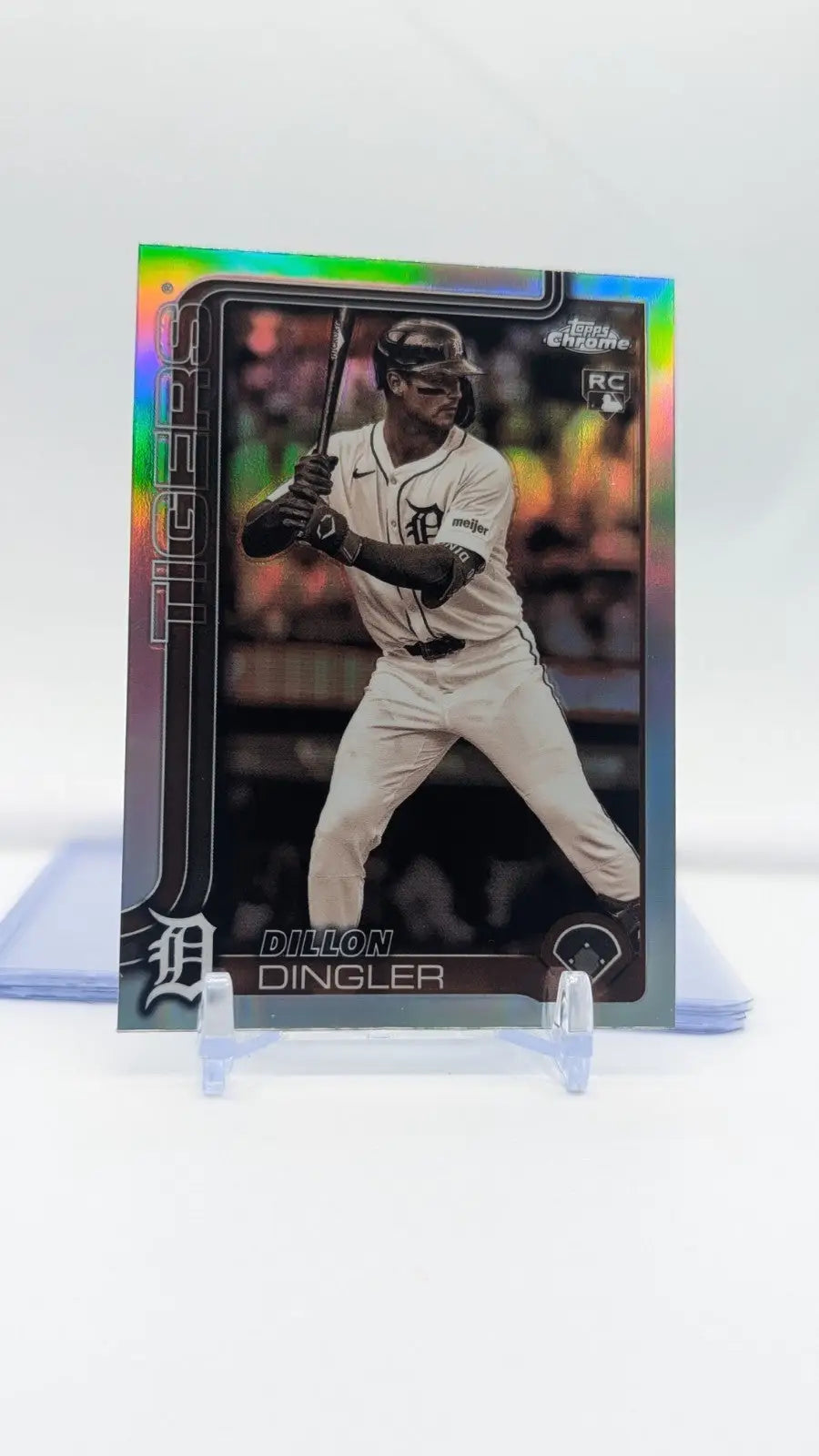 2025 Topps Chrome Baseball Dillon Dingler #274 RC Sepia Refractor - Baseball Card Single