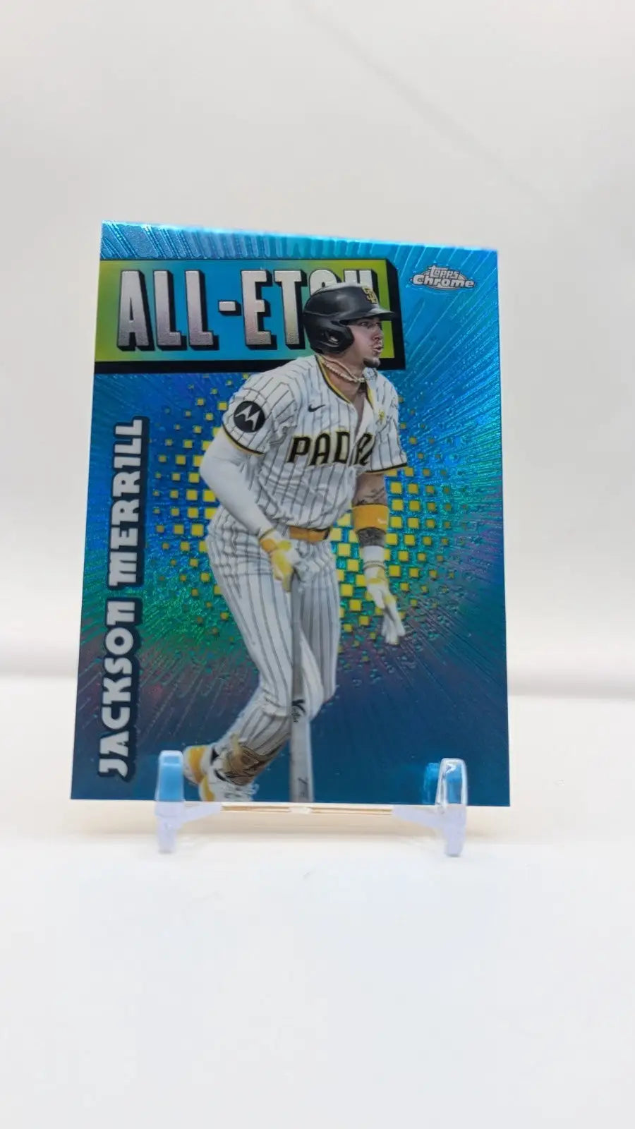 2025 Topps Chrome Baseball - Jackson Merrill All-Etch CAE-3 San Diego Padres - Baseball Card Single