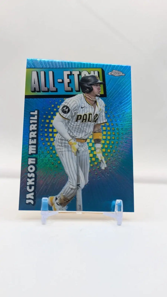 2025 Topps Chrome Baseball - Jackson Merrill All-Etch CAE-3 San Diego Padres - Baseball Card Single