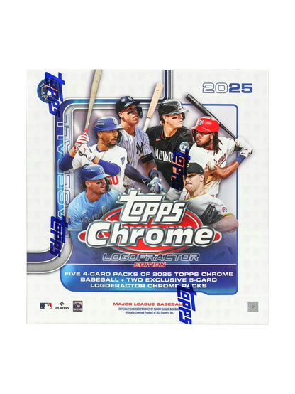 2025 Topps Chrome Baseball Logofractor Edition Box | Columbia Sports Cards - Sports Card Hobby Boxes
