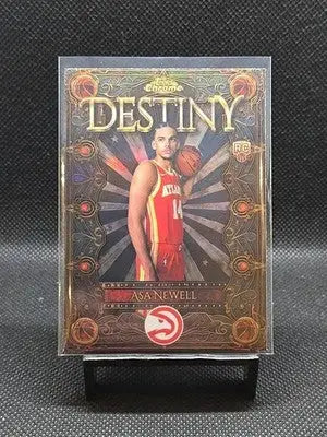 2025 Topps Chrome Basketball Asa Newell Rookie Destiny Insert Refractor #D-19 - Basketball Card Single