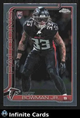 2025 Topps Chrome BILLY BOWMAN JR. #344 RC Atlanta Falcons RC