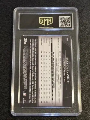 2025 Topps Chrome Black #100 Elly De La Cruz GMA 8.5 - Baseball Card Single