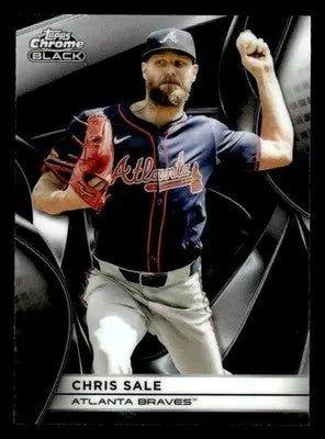 2025 Topps Chrome Black #113 Chris Sale - Baseball Card Single