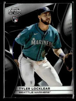 2025 Topps Chrome Black #117 Tyler Locklear - Baseball Card Single