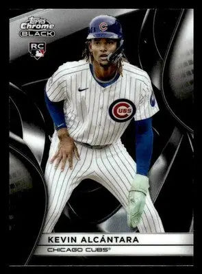 2025 Topps Chrome Black #45 Kevin Alcántara - Baseball Card Single
