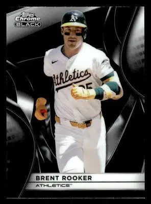 2025 Topps Chrome Black #90 Brent Rooker - Baseball Card Single