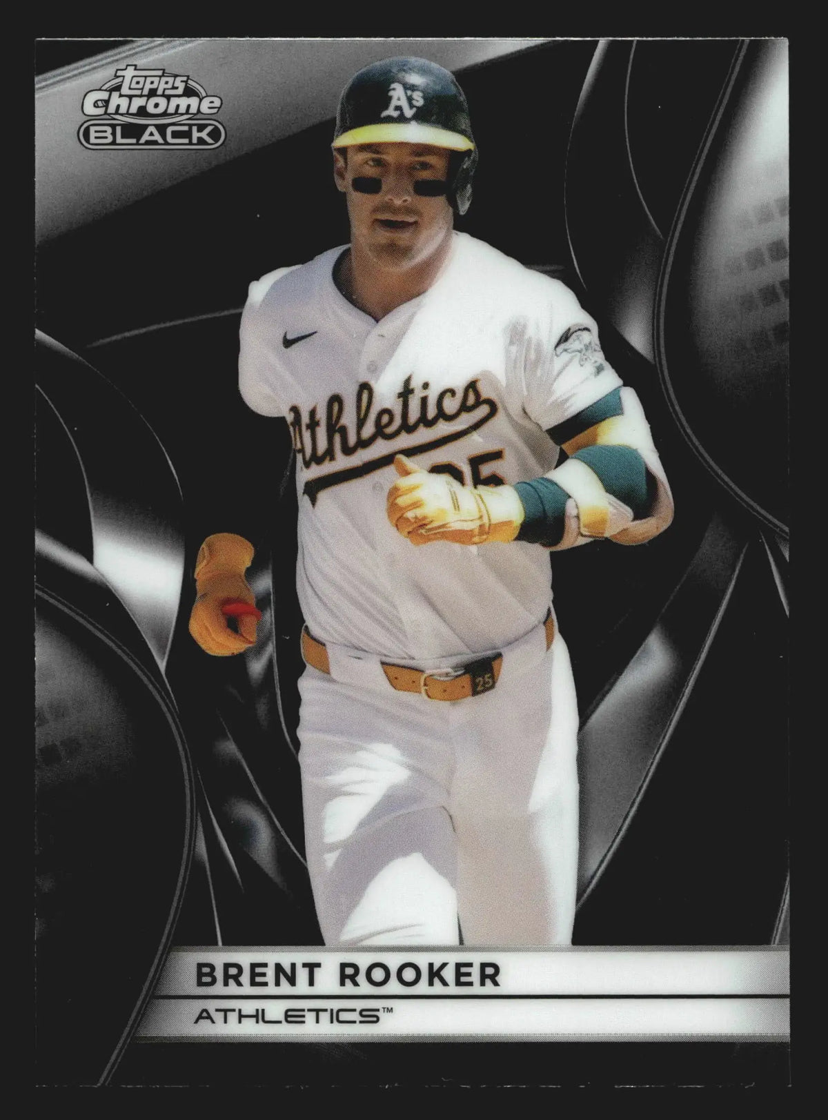 2025 Topps Chrome Black #90 Brent Rooker Athletics - Baseball Card Single
