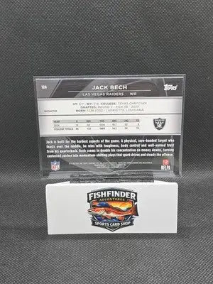 2025 Topps Chrome Black - Jack Bech #126 Rookie Refractor /299 - Football Card Single