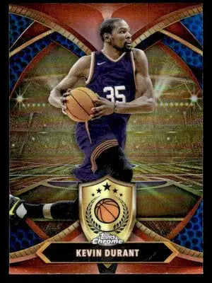 2025 Topps Chrome #BOD-9 Kevin Durant Ball of Duty - Basketball Card Single