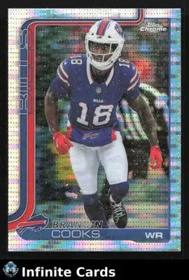 2025 Topps Chrome BRANDIN COOKS Prism Refractor #217 Buffalo Bills - Football Card Single