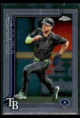 2025 Topps Chrome Brandon Lowe #113 Tampa Bay Rays