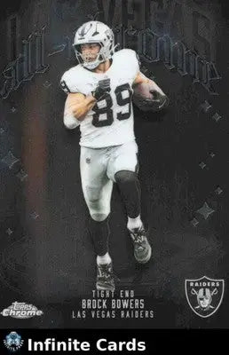 2025 Topps Chrome BROCK BOWERS #ACT-10 All-Chrome Las Vegas Raiders