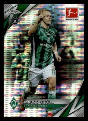 2025 Topps Chrome Bundesliga #20 Marco Grull Pulsar Refractor - Soccer Card Single