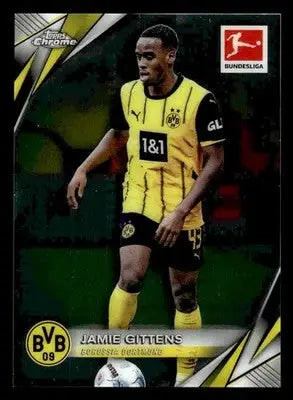 2025 Topps Chrome Bundesliga #26 Jamie Gittens - Soccer Card Single
