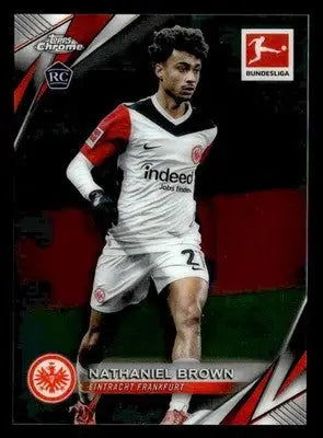 2025 Topps Chrome Bundesliga #29 Nathaniel Brown - Soccer Card Single