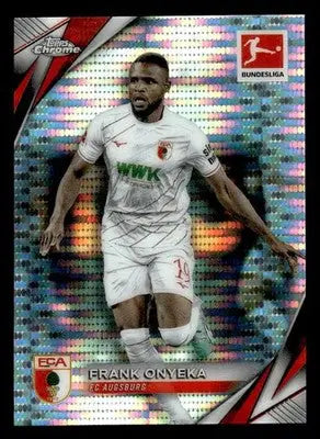 2025 Topps Chrome Bundesliga #3 Frank Onyeka Pulsar Refractor - Soccer Card Single