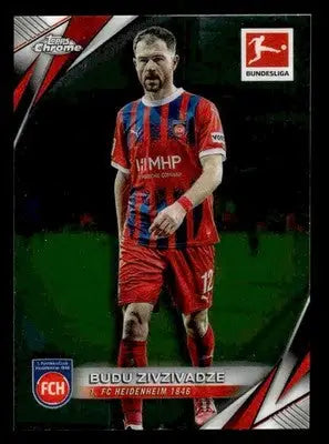 2025 Topps Chrome Bundesliga #45 Budu Zivzivadze - Soccer Card Single