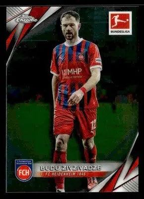 2025 Topps Chrome Bundesliga #45 Budu Zivzivadze - Soccer Card Single