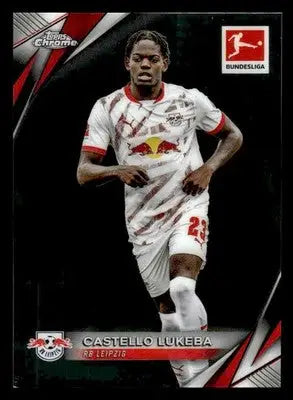 2025 Topps Chrome Bundesliga #57 Castello Lukeba - Soccer Card Single