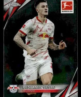 2025 Topps Chrome Bundesliga #62 Benjamin Sesko - Soccer Card Single
