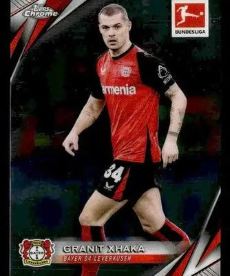 2025 Topps Chrome Bundesliga #65 Granit Xhaka - Soccer Card Single