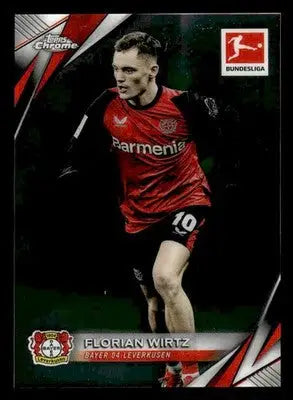 2025 Topps Chrome Bundesliga #66 Florian Wirtz - Soccer Card Single