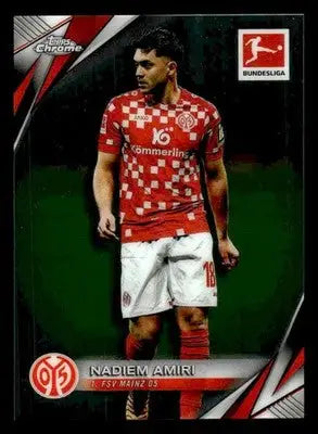 2025 Topps Chrome Bundesliga #70 Nadiem Amiri - Soccer Card Single