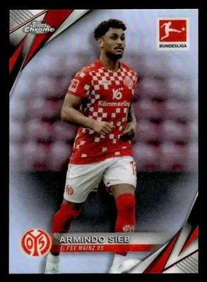 2025 Topps Chrome Bundesliga #72 Armindo Sieb Refractor - Soccer Card Single