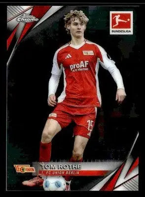 2025 Topps Chrome Bundesliga #8 Tom Rothe - Soccer Card Single