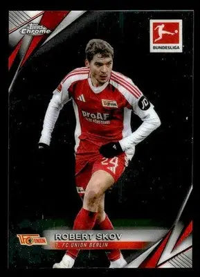 2025 Topps Chrome Bundesliga #9 Robert Skov - Soccer Card Single