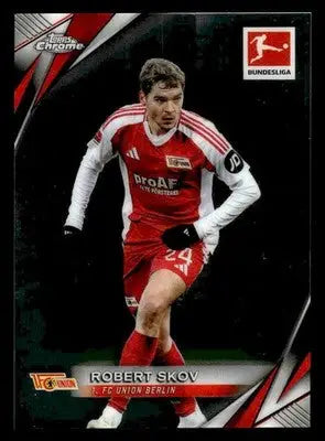 2025 Topps Chrome Bundesliga #9 Robert Skov - Soccer Card Single