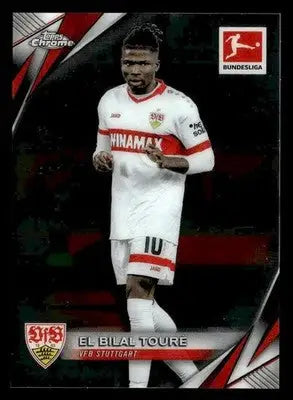 2025 Topps Chrome Bundesliga #93 El Bilal Toure - Soccer Card Single