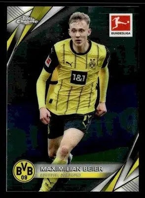 2025 Topps Chrome Bundesliga Maximilian Beier - Soccer Card Single